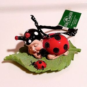 *New* Gorgeous Baby Dressed Like Lady Bug. 🐞 Ornament